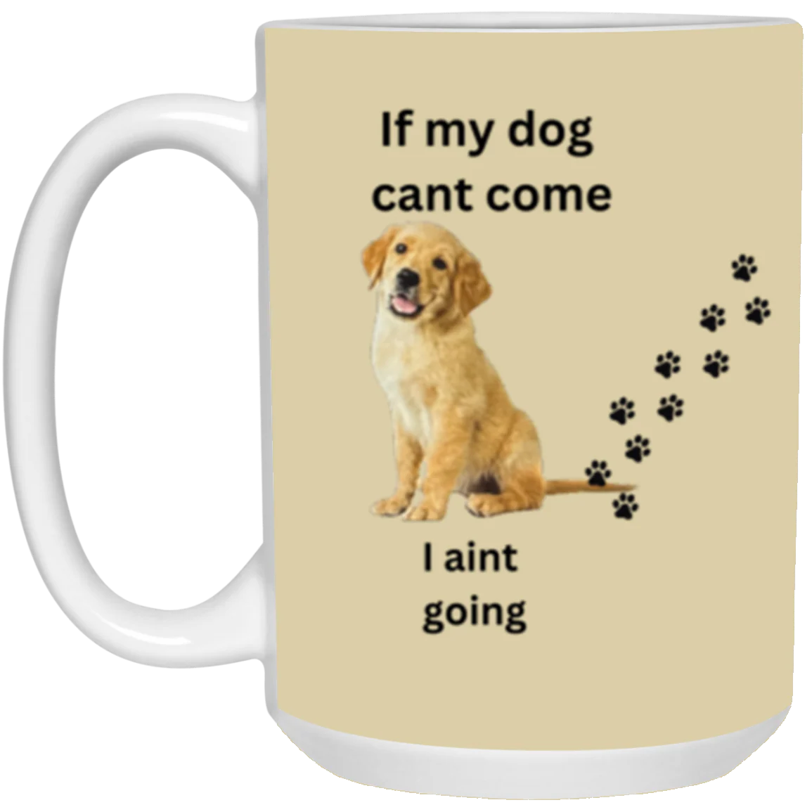 DOUBLE SIDED MUG DOG LOVER 15oz
