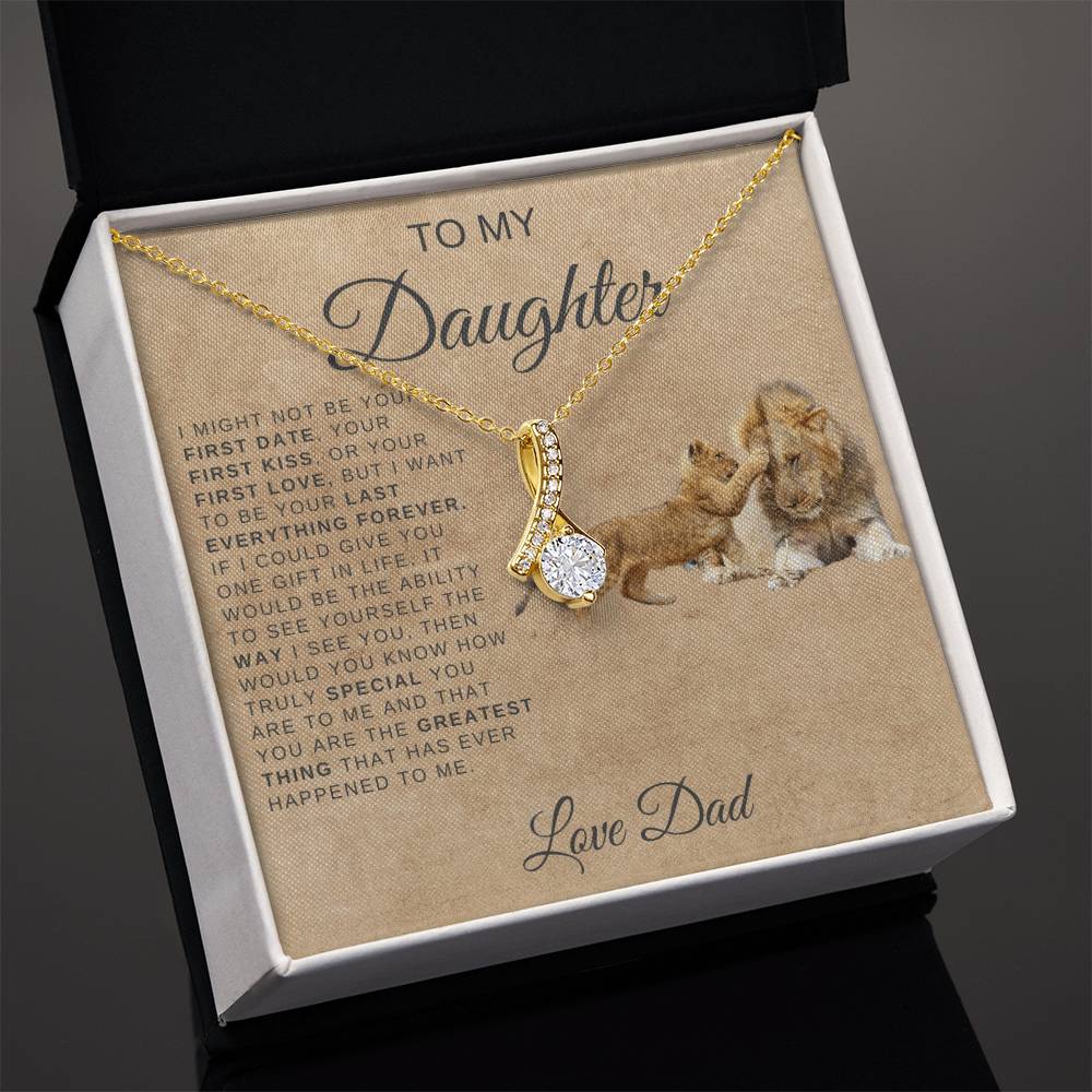 LION NECKLACE TO DAUGHTER FROM DAD