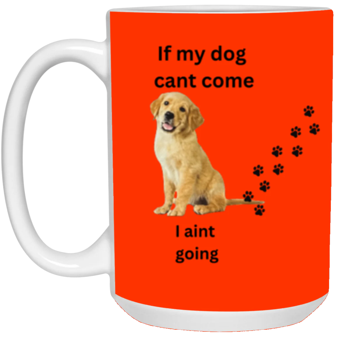 DOUBLE SIDED MUG DOG LOVER 15oz
