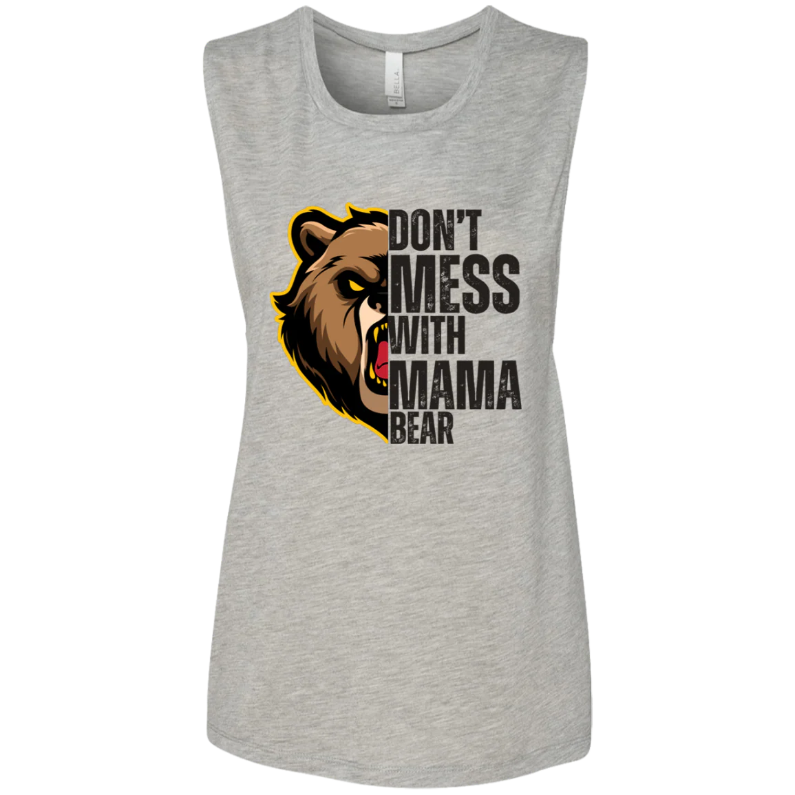 MAMA BEAR FLOWY MUSCLE TANK