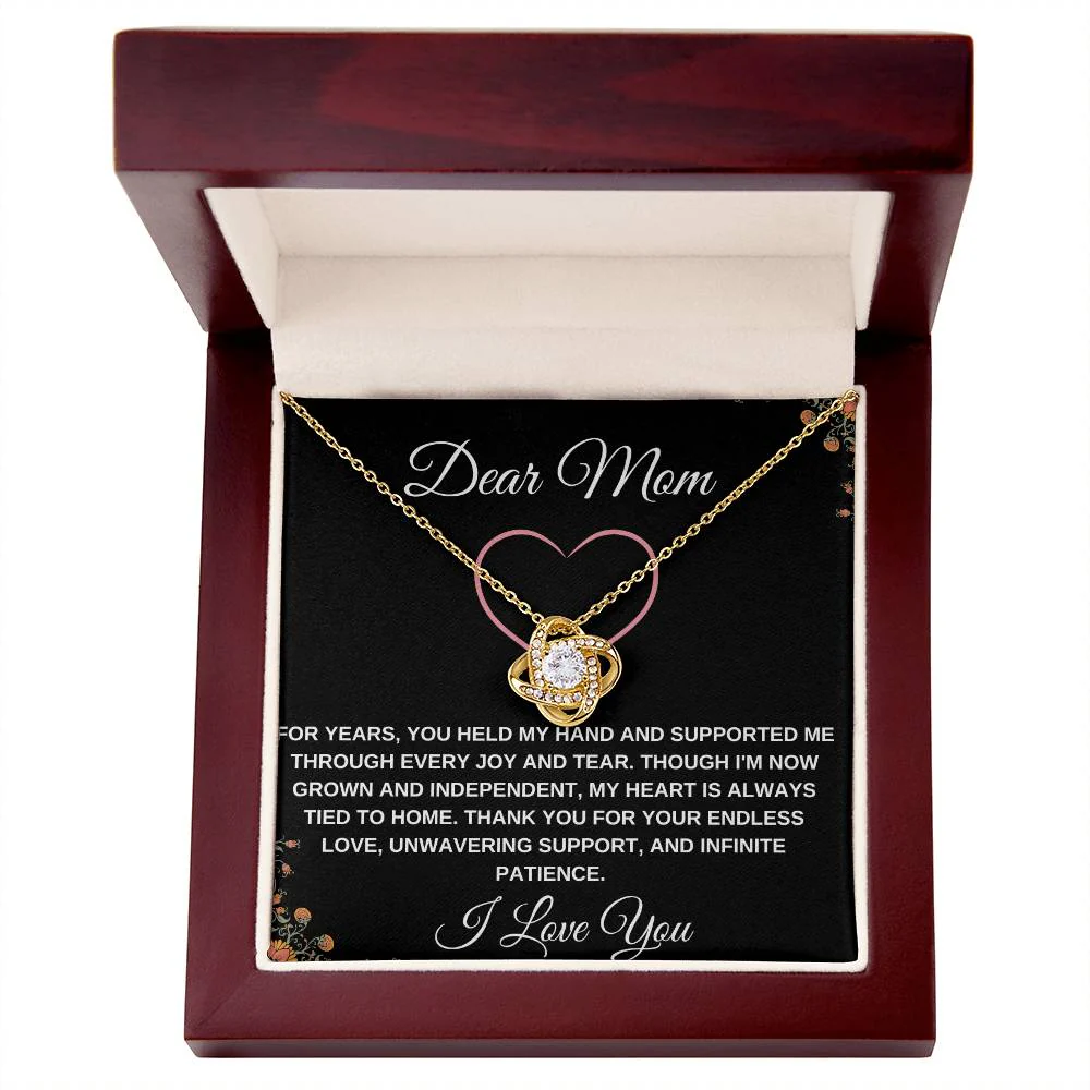 TO A WONDERFUL MOTHER LOVE KNOT