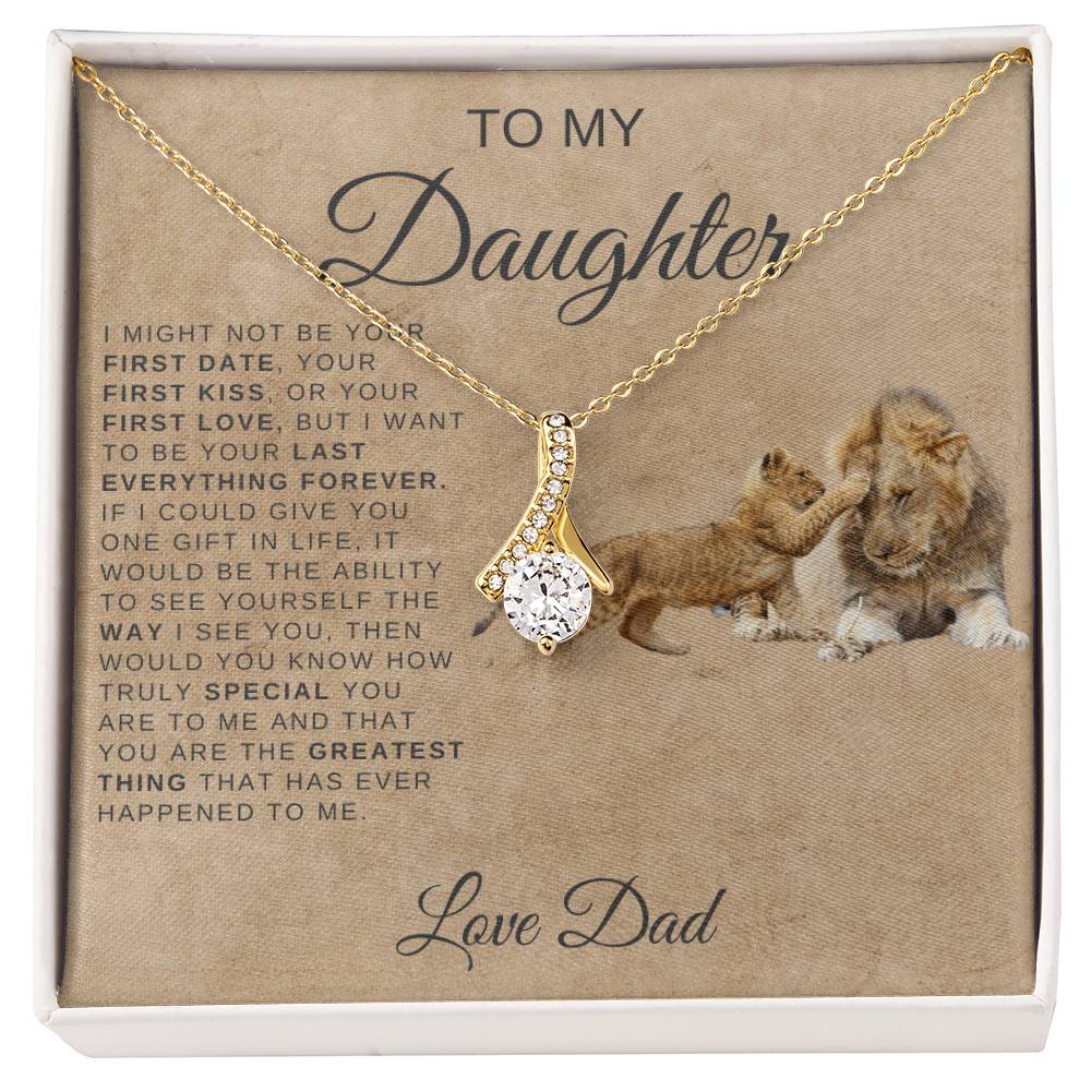 LION NECKLACE TO DAUGHTER FROM DAD