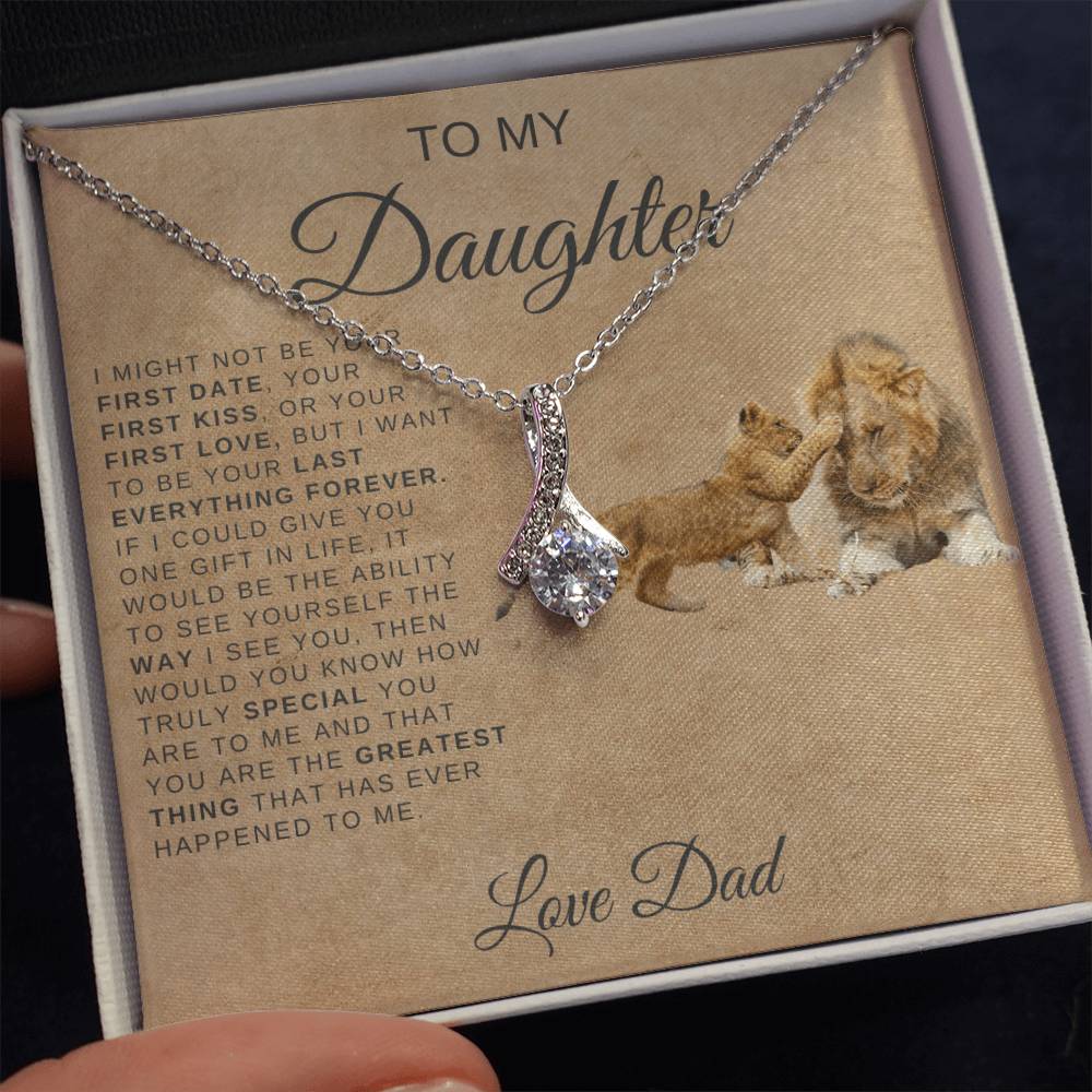 LION NECKLACE TO DAUGHTER FROM DAD