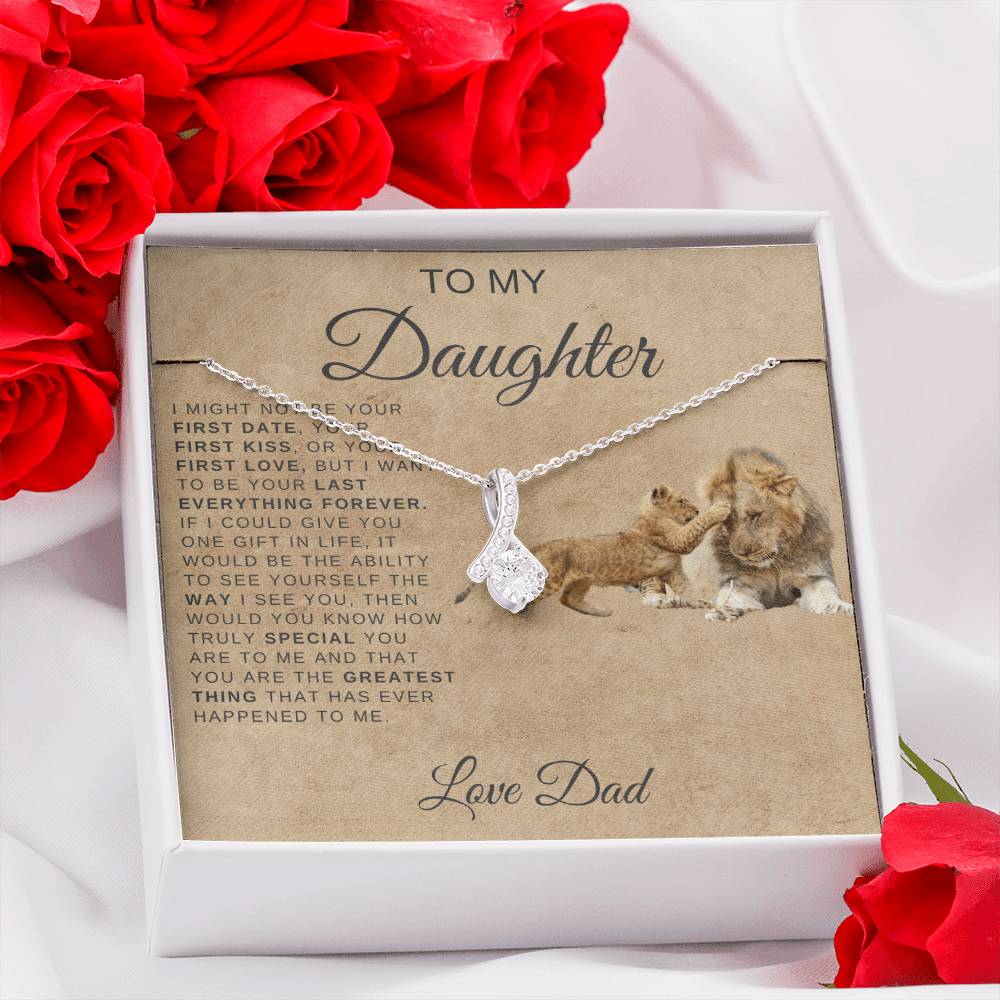 LION NECKLACE TO DAUGHTER FROM DAD