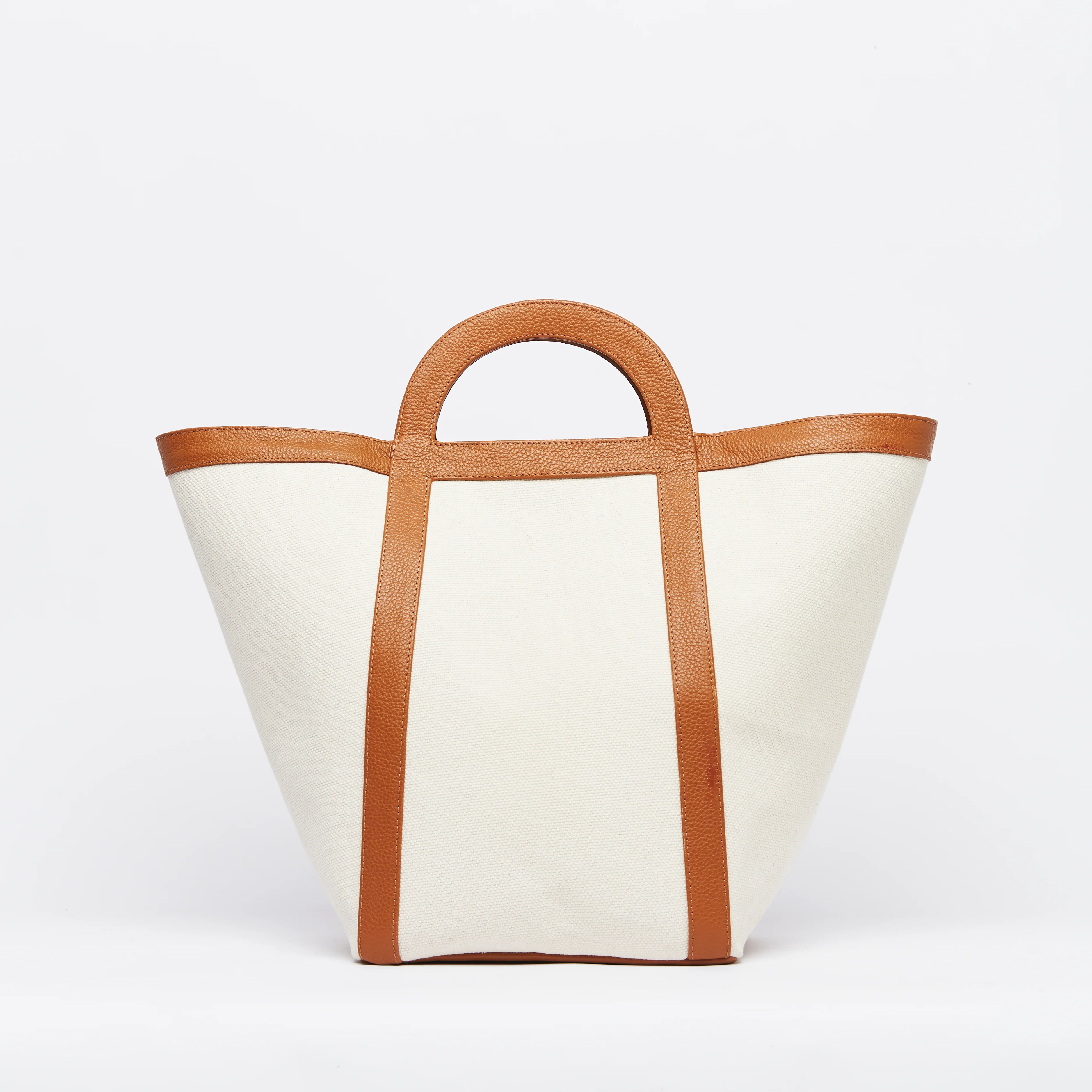 Atuel Tote Bag in Canvas and Leather