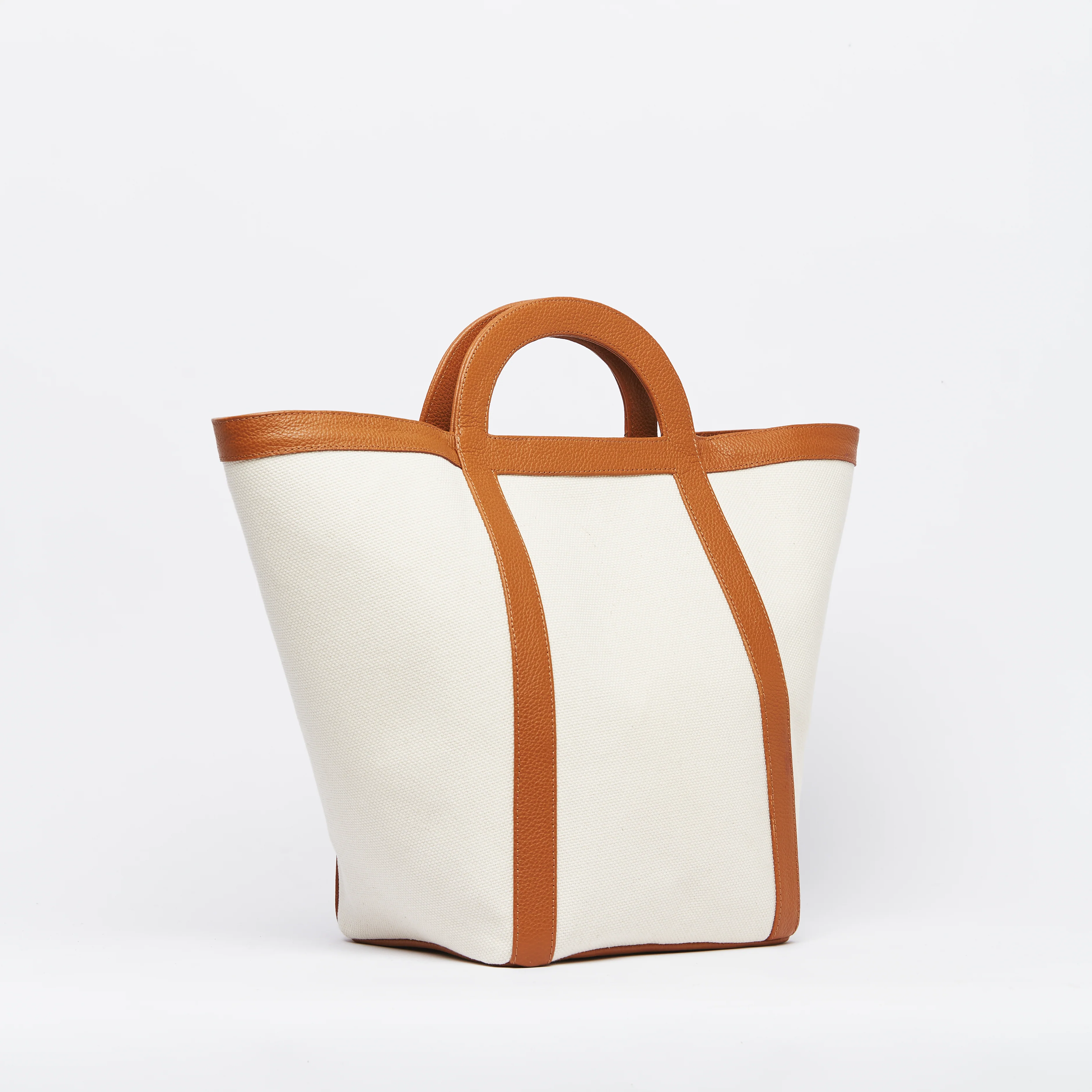 Atuel Tote Bag in Canvas and Leather