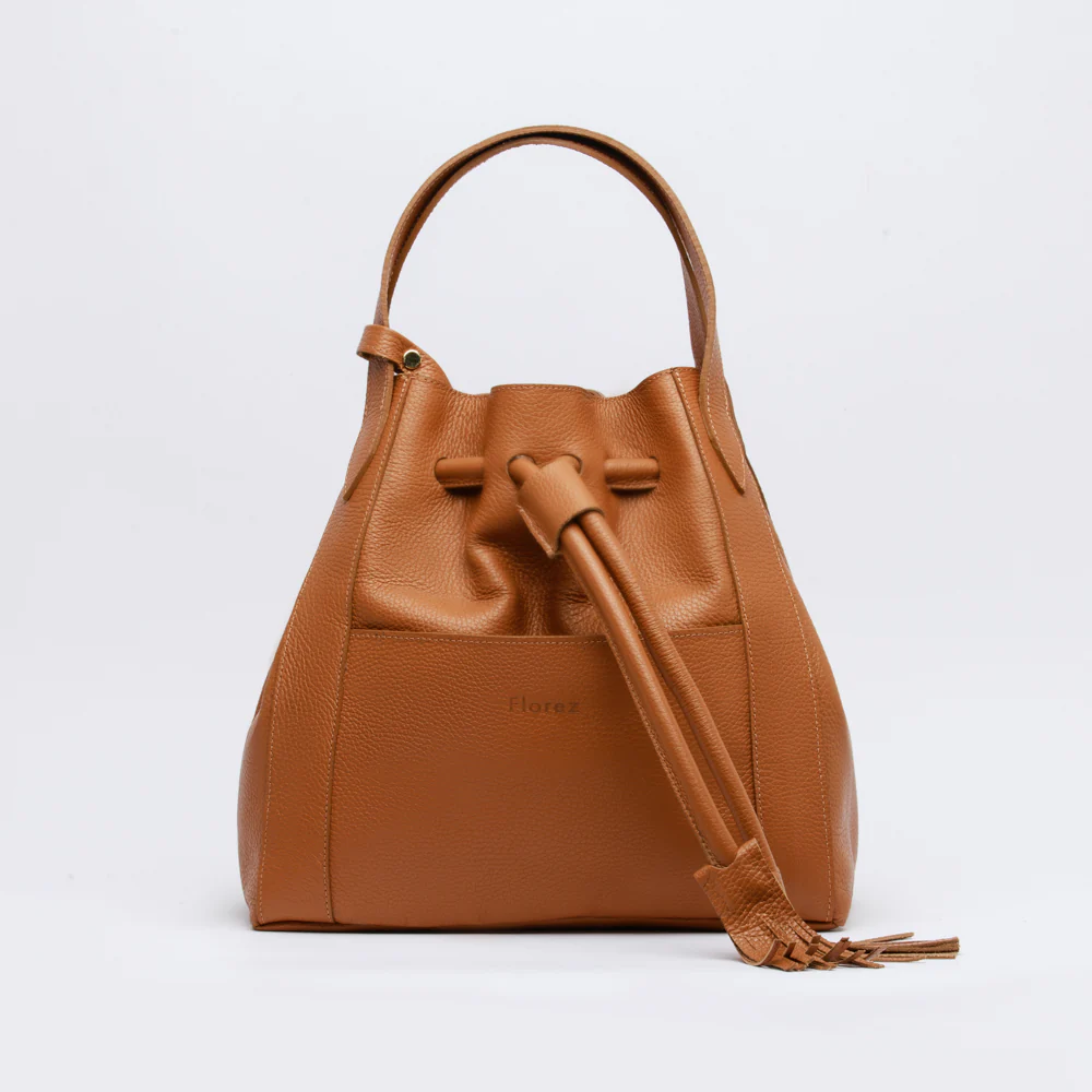 Harper Bucket Bag Caramel