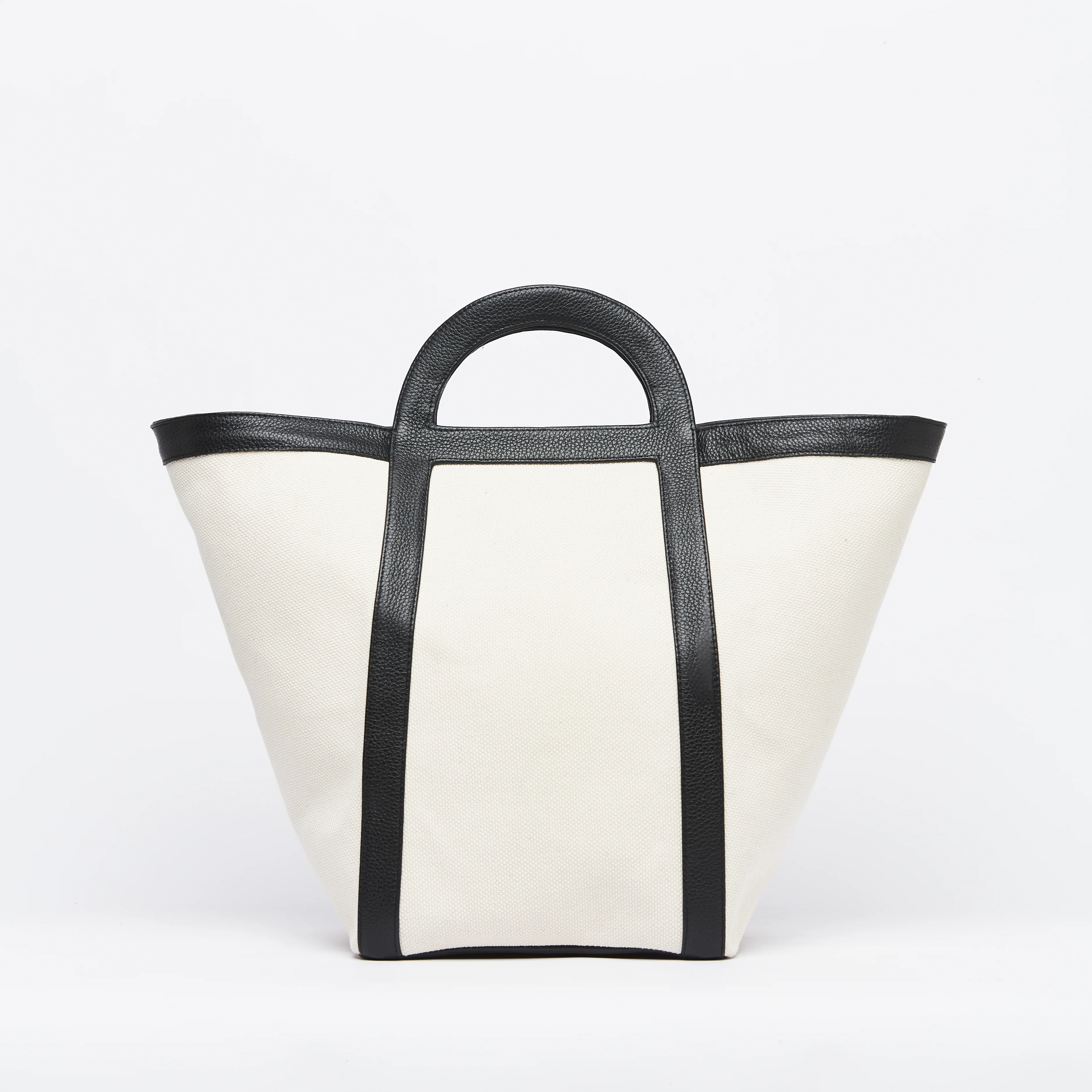 Atuel Tote Bag in Canvas and Leather