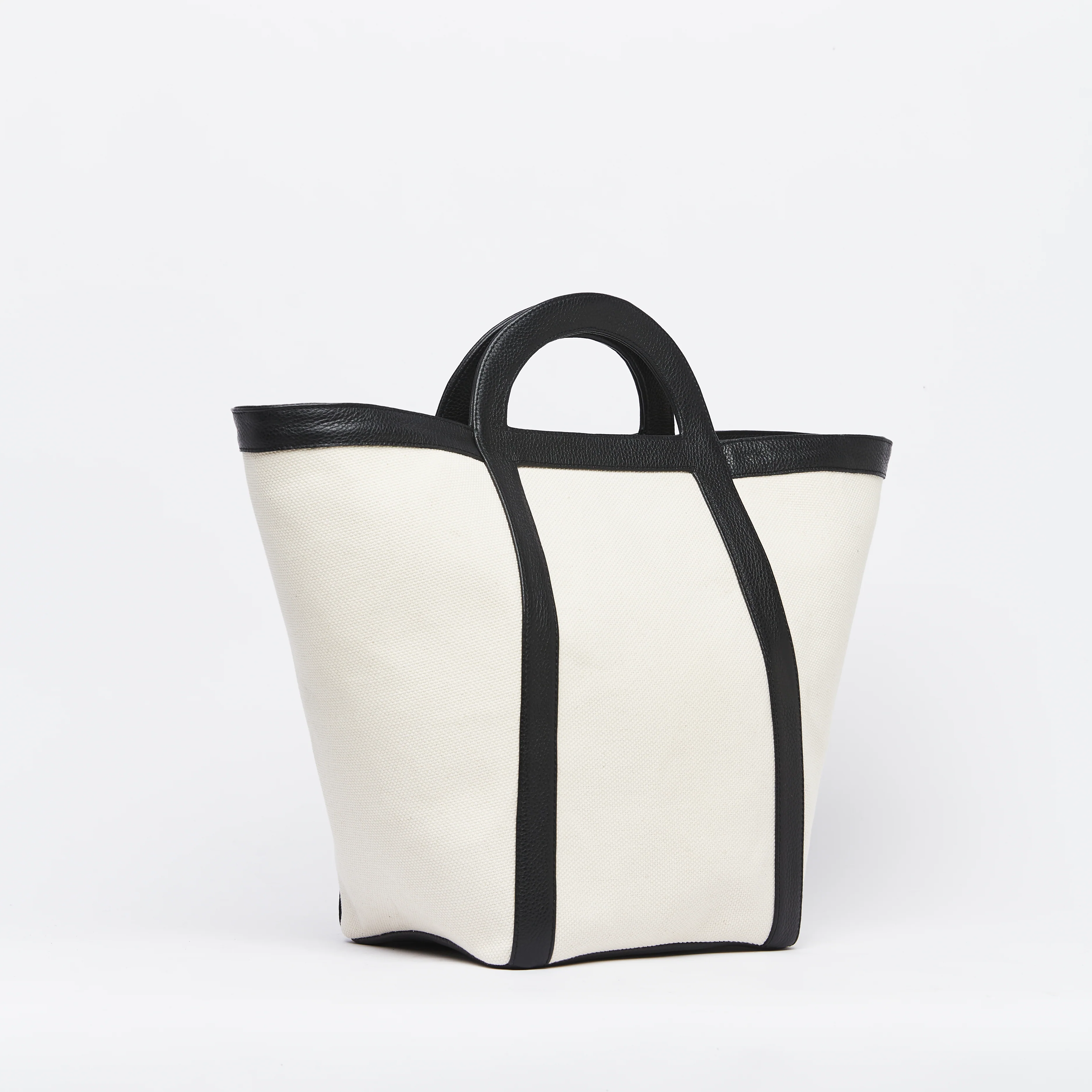 Atuel Tote Bag in Canvas and Leather