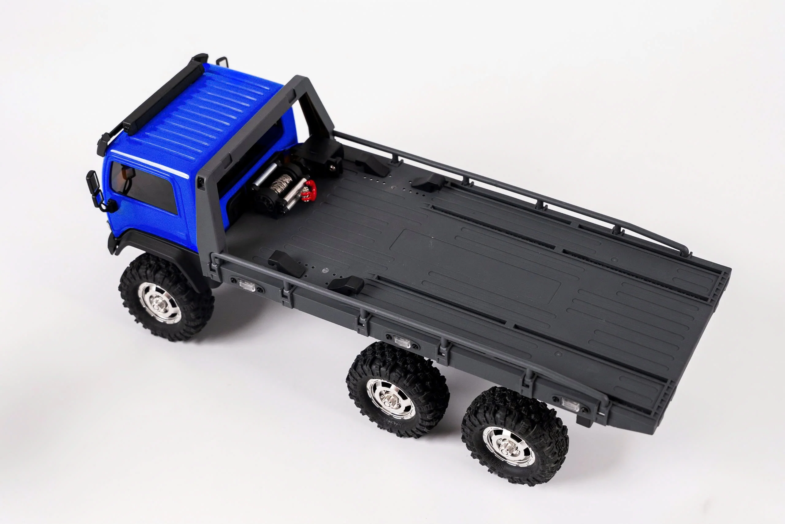 Hobbyplus 1/18 ARKTOS 6X6 RTR Blue Body and Black Rear Bed Rock Crawler