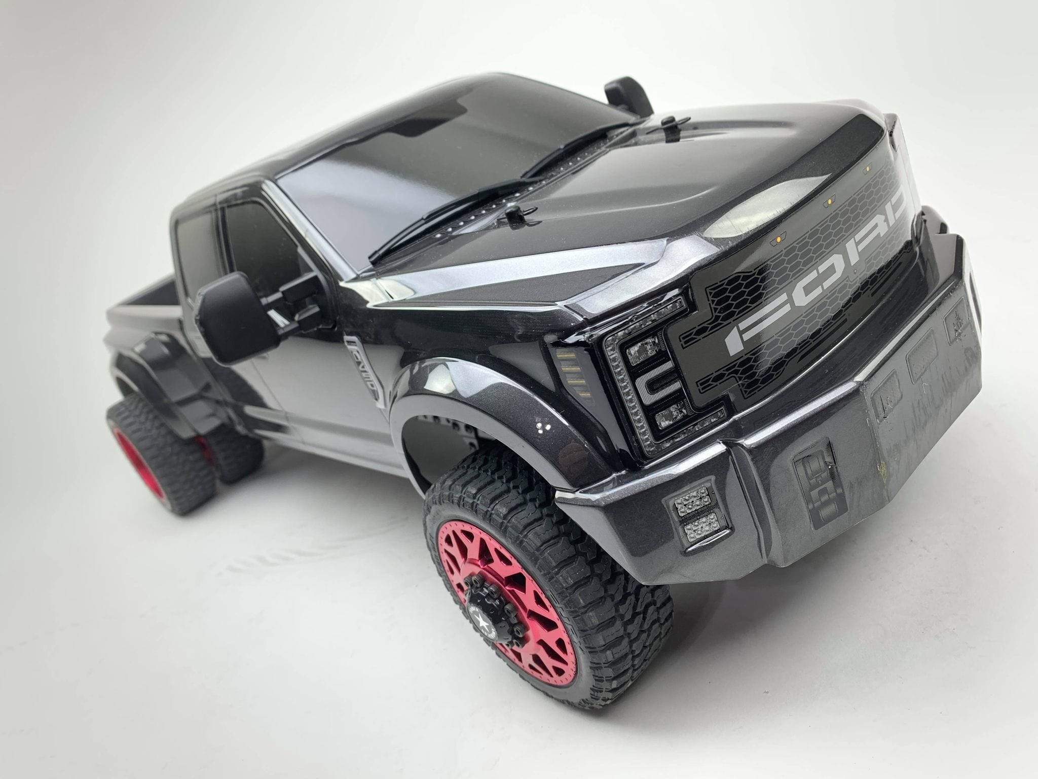 8981 FORD F450 SD 1/10 4WD RTR (Grey Titanium) Custom Truck DL-Series