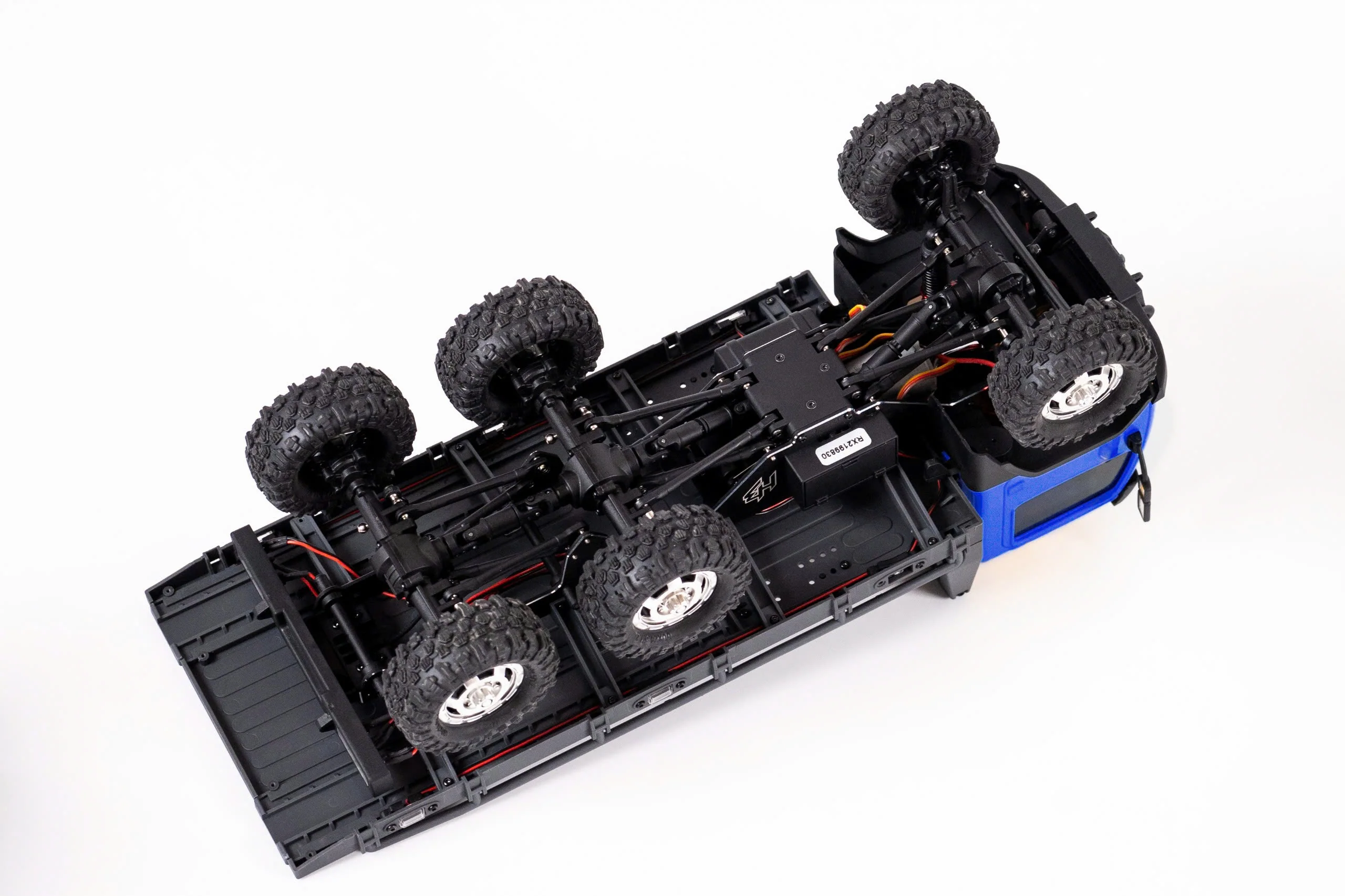 Hobbyplus 1/18 ARKTOS 6X6 RTR Blue Body and Black Rear Bed Rock Crawler