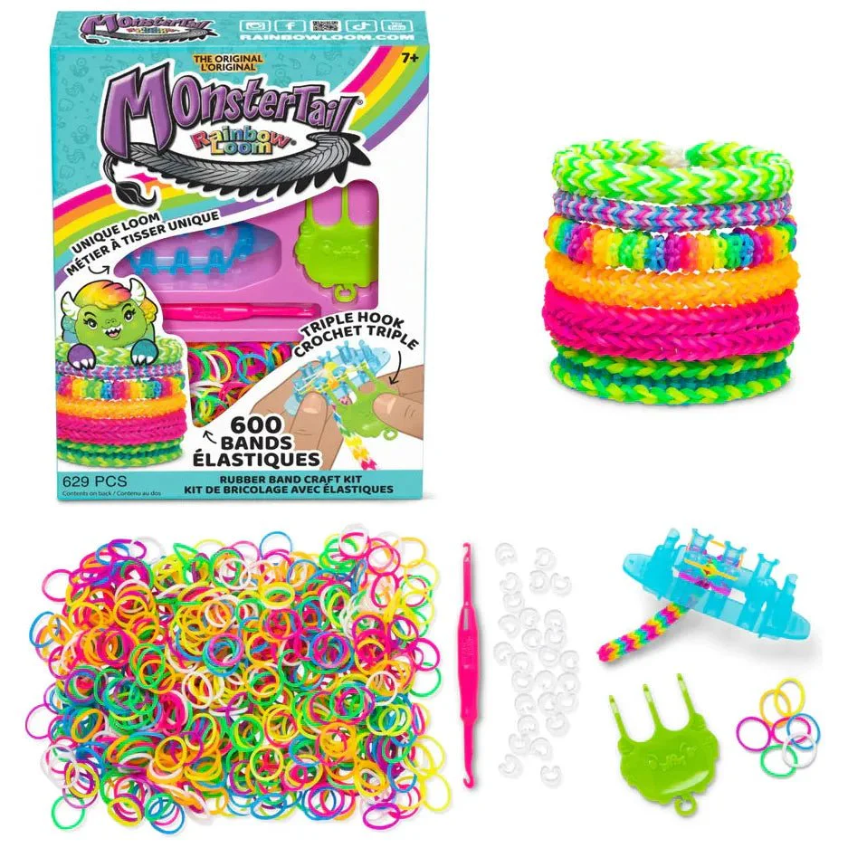 Rainbow Loom Monster Tail Bracelet Kit