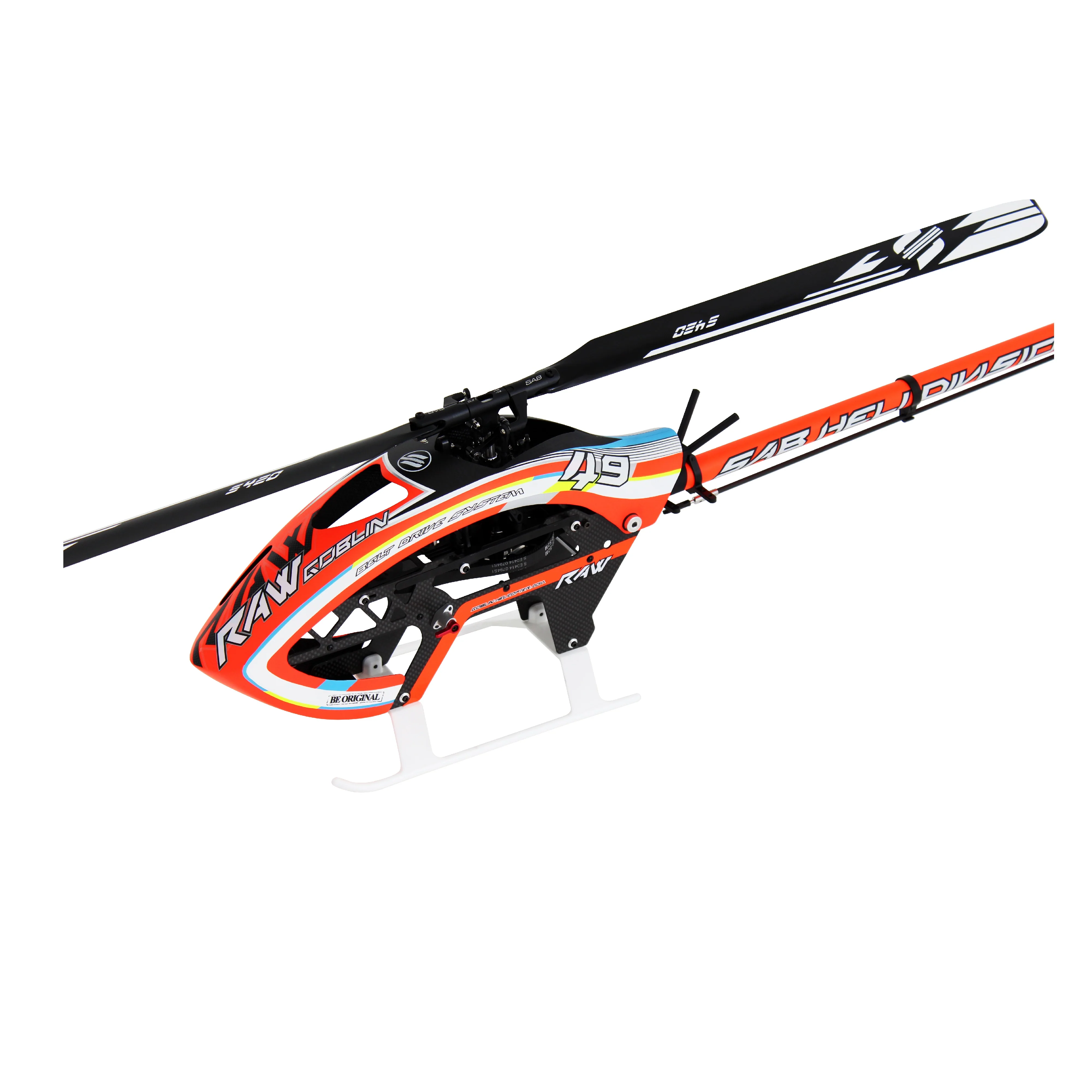 SAB Goblin Raw 420 Competition Helicopter Kit - With Main & Tail Blades
