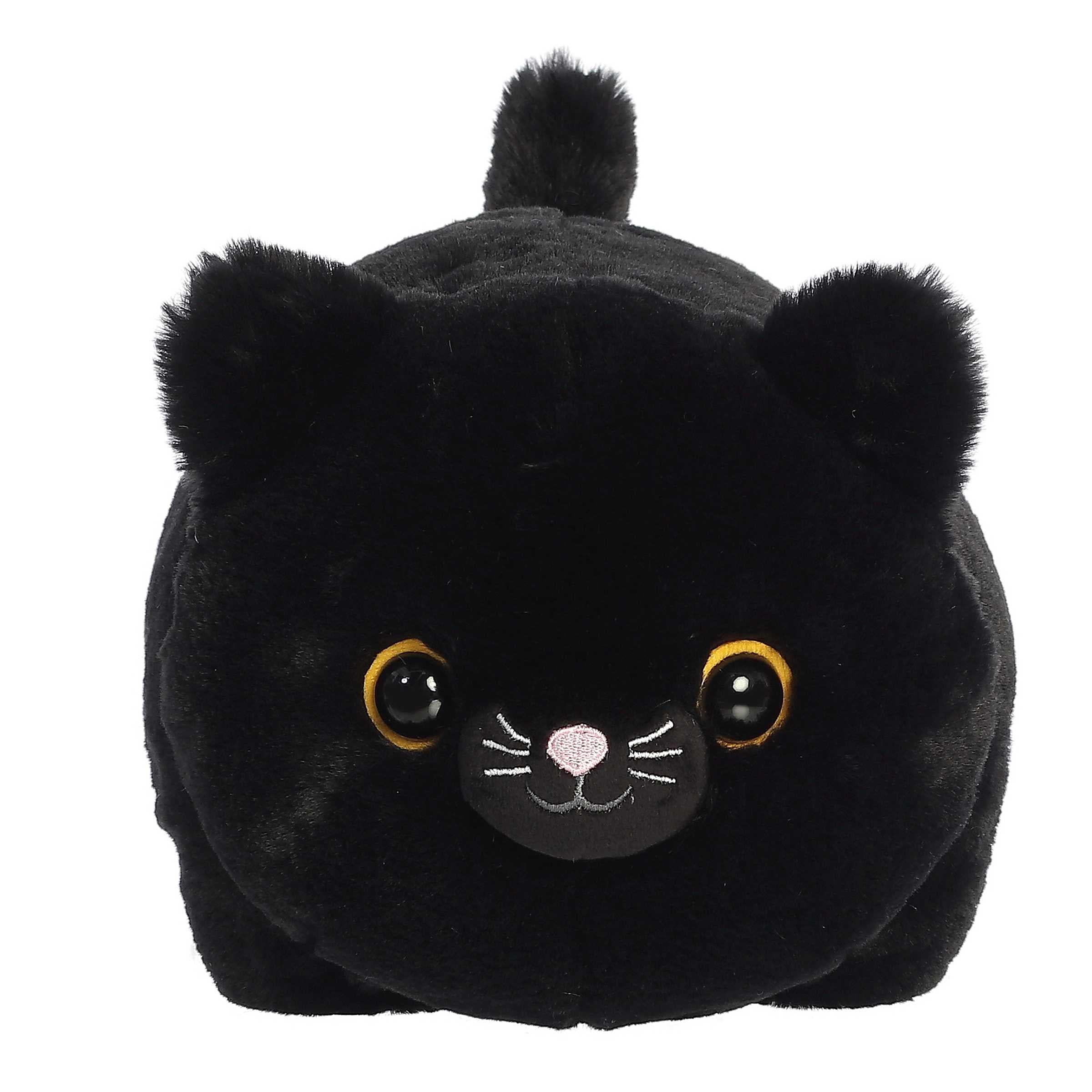 Aurora Plush Spudsters 10 Inch Bella Black Cat Plush Toy