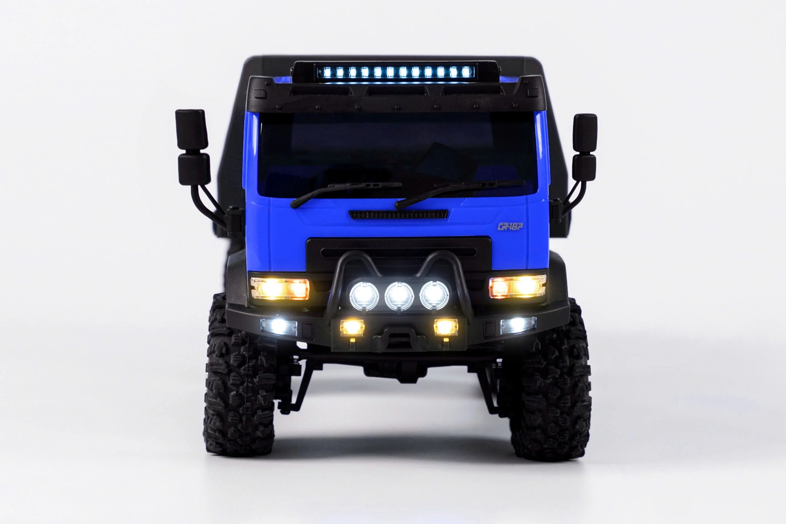 Hobbyplus 1/18 ARKTOS 6X6 RTR Blue Body and Black Rear Bed Rock Crawler