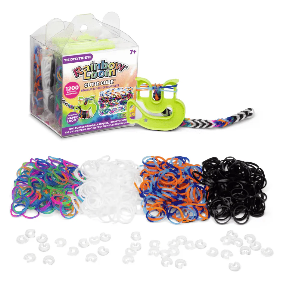 Rainbow Loom Tie Dye Cutie Cube Bracelet Kit