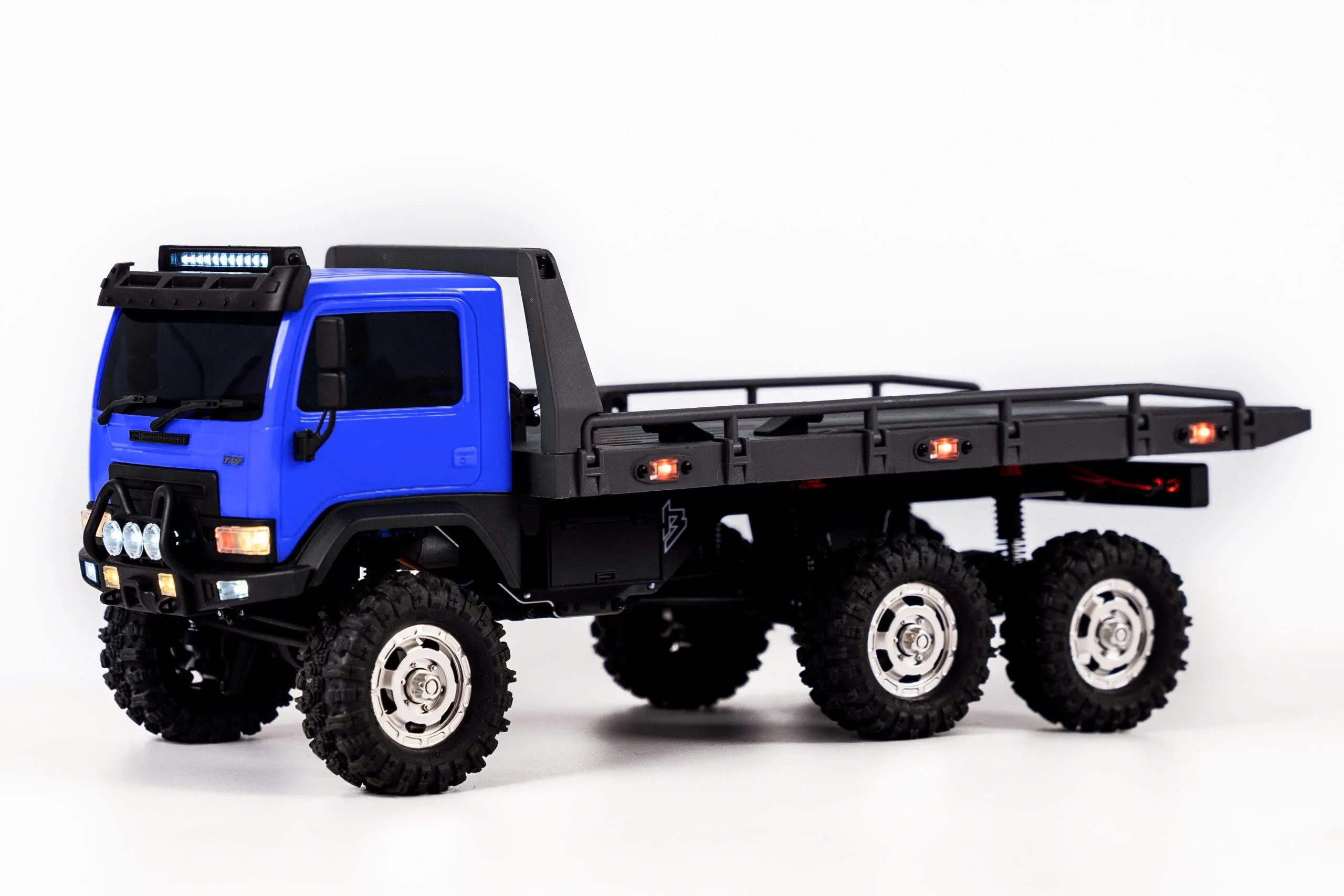 Hobbyplus 1/18 ARKTOS 6X6 RTR Blue Body and Black Rear Bed Rock Crawler
