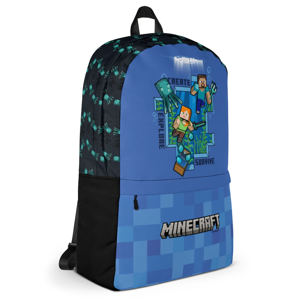 Minecraft Underwater Adventure Backpack