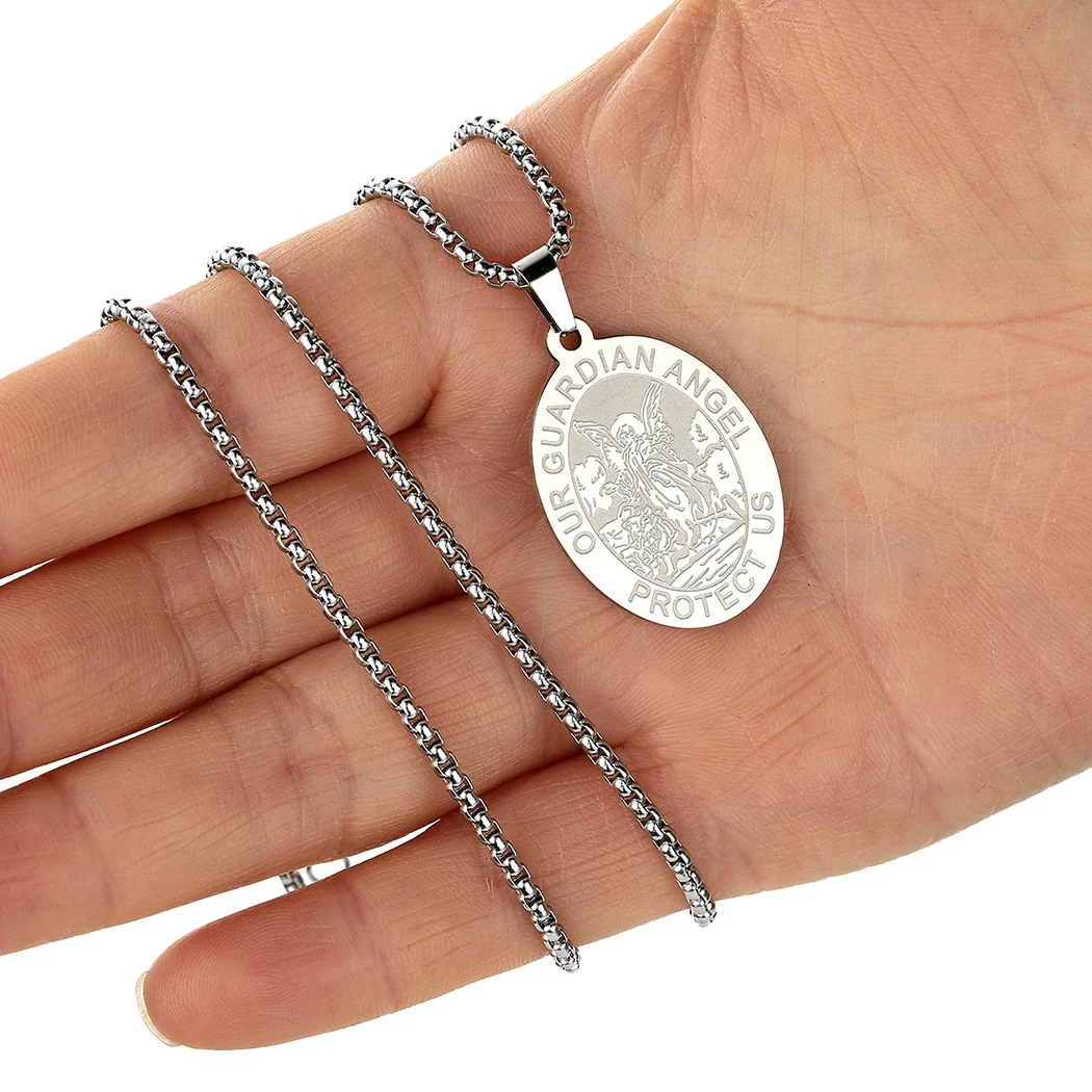 Guardian Angel Protect Me Necklace