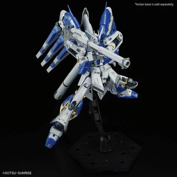 Bandai Gundam Base Limited Hi-v Hi-Nu Gundam Titanium Finish RG 1/144 Model kit