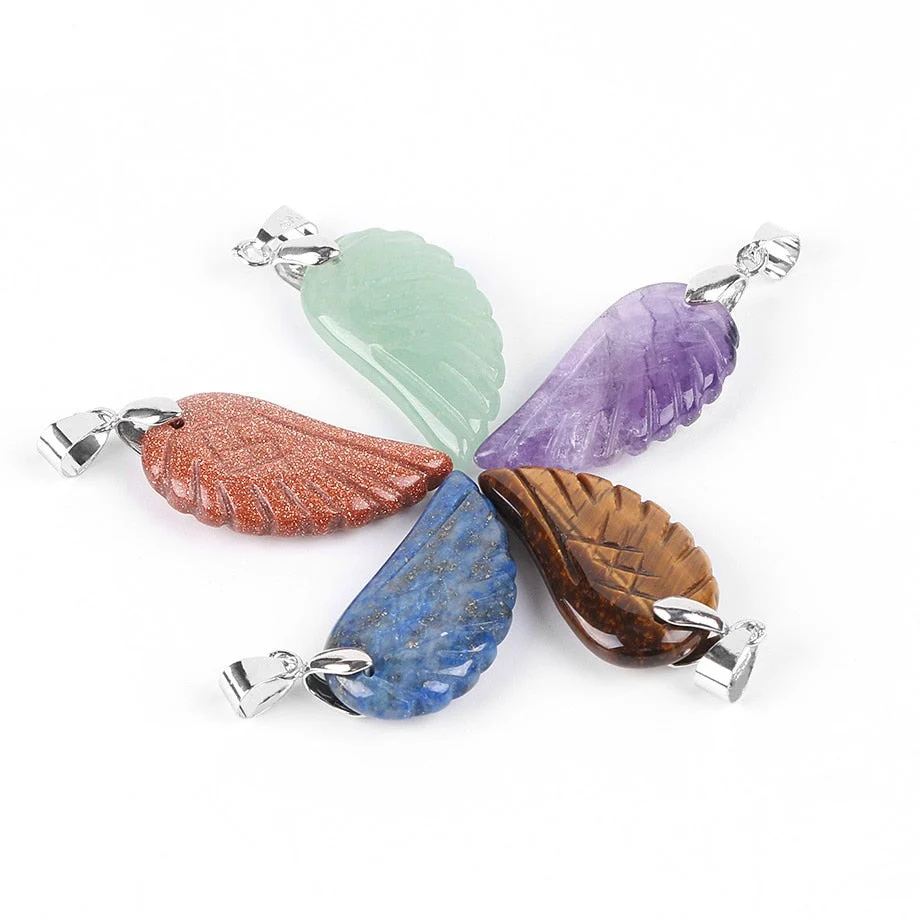Crystal Angel Wing Pendant