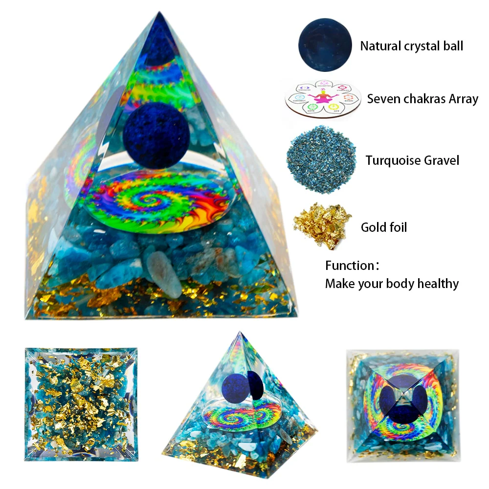 Orgone Pyramid Energy Healing Crystal