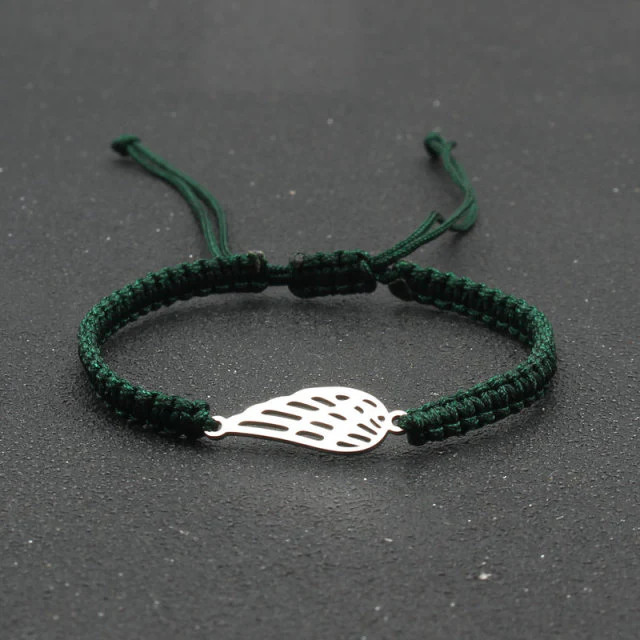 Silver Angel Wing Charm Bracelet