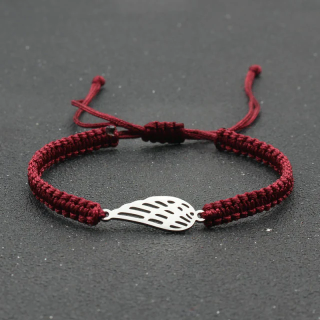 Silver Angel Wing Charm Bracelet