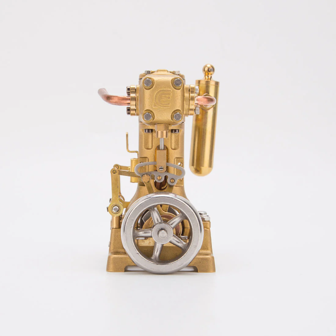 RW-L2 Retro Mini Inline Double Cylinder Steam Engine Model for 70-130cm Steamship 