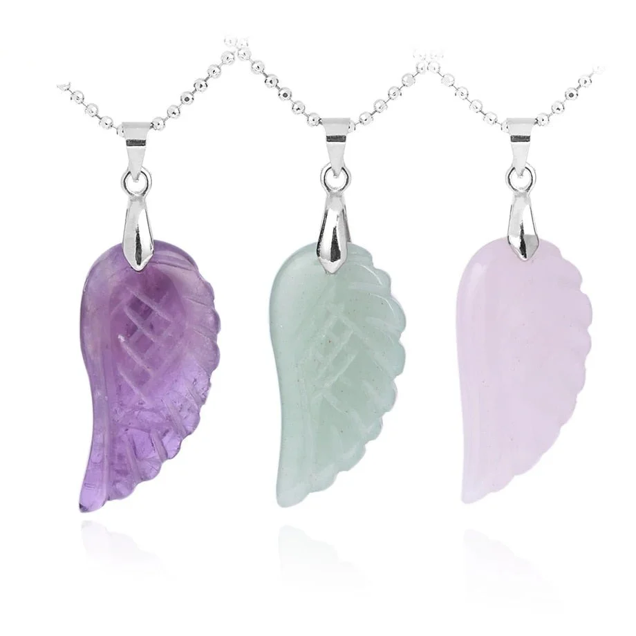 Crystal Angel Wing Pendant