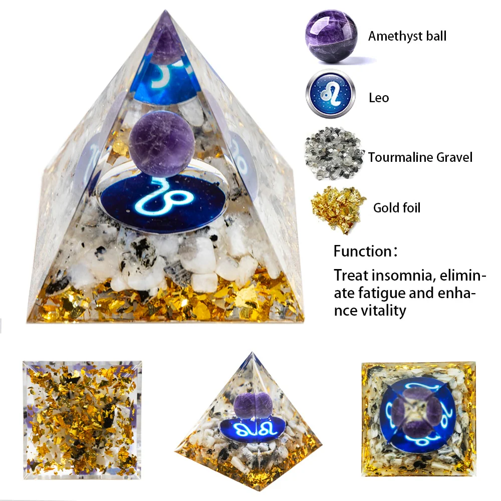 Orgone Pyramid Energy Healing Crystal
