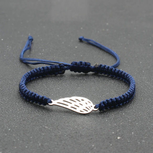 Silver Angel Wing Charm Bracelet