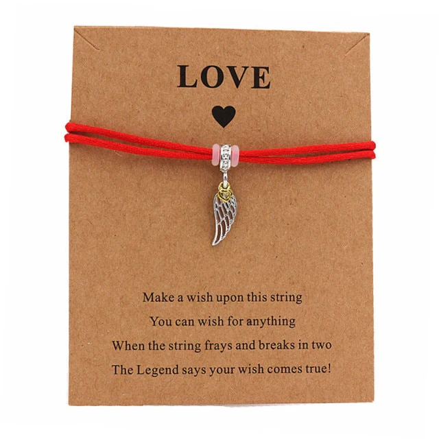 My Guardian Angel Wing Love Wish Bracelet