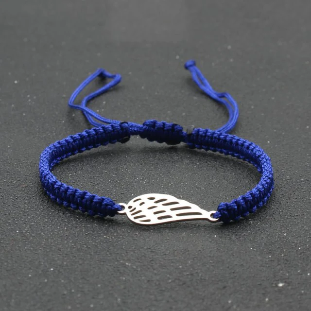 Silver Angel Wing Charm Bracelet