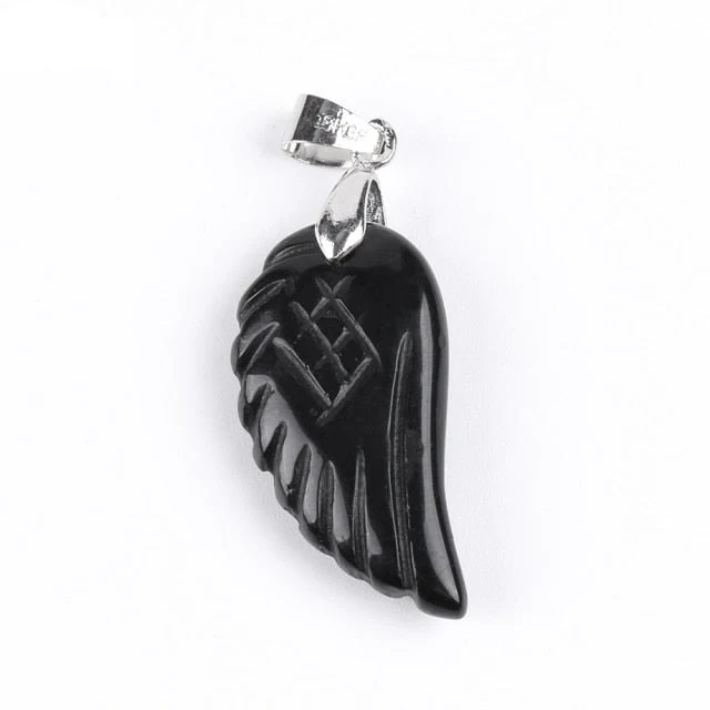 Crystal Angel Wing Pendant