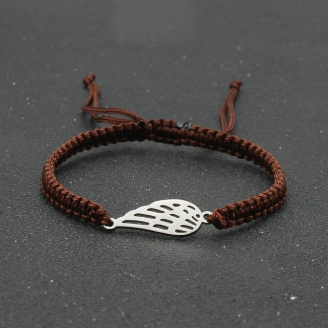 Silver Angel Wing Charm Bracelet