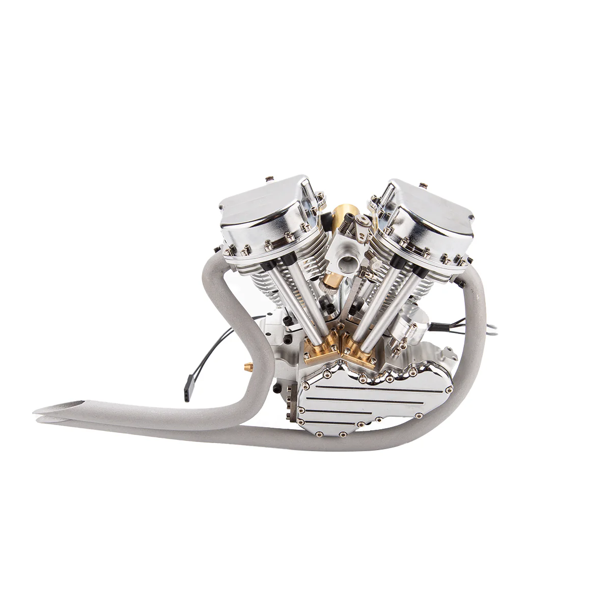 CISON FG-VT9 9cc V2 Engine V-Twin Dual Cylinder 4-Stroke Air-Cooled Gasoline Engine Motorcycle RC Engine Model