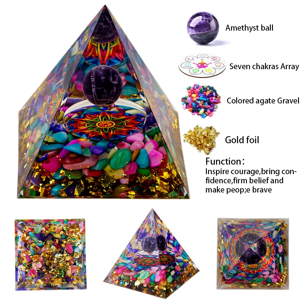 Orgone Pyramid Energy Healing Crystal