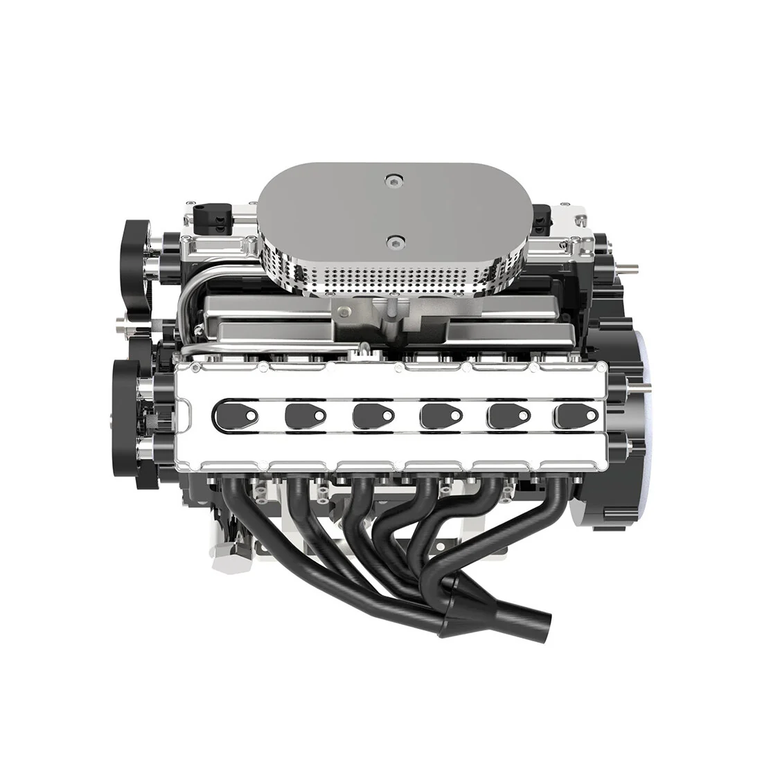 ENJOMOR V12 GS-V12 72CC DOHC Gasoline V12 Engine Model That Works with Starter Kit