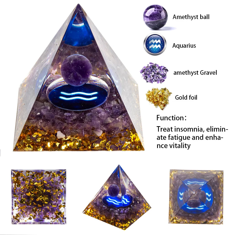 Orgone Pyramid Energy Healing Crystal