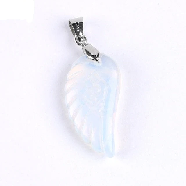 Crystal Angel Wing Pendant