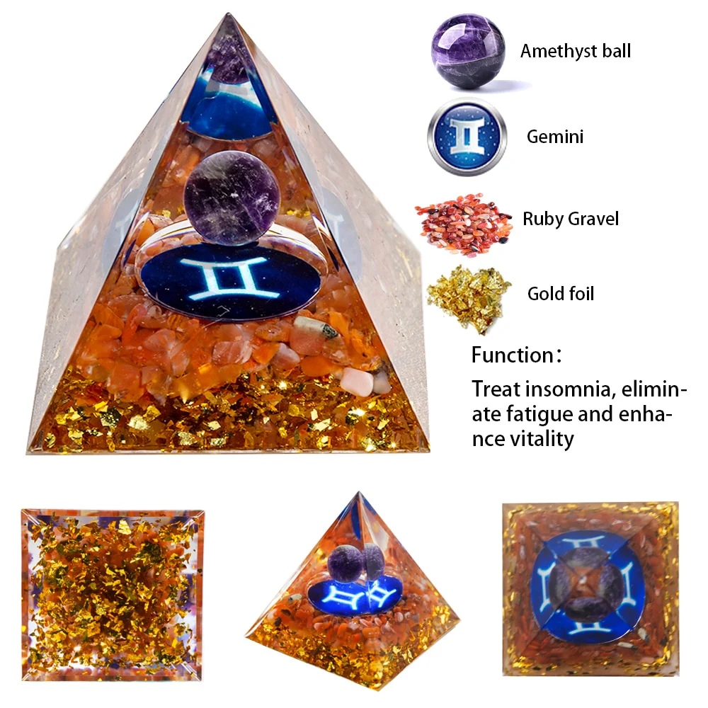 Orgone Pyramid Energy Healing Crystal