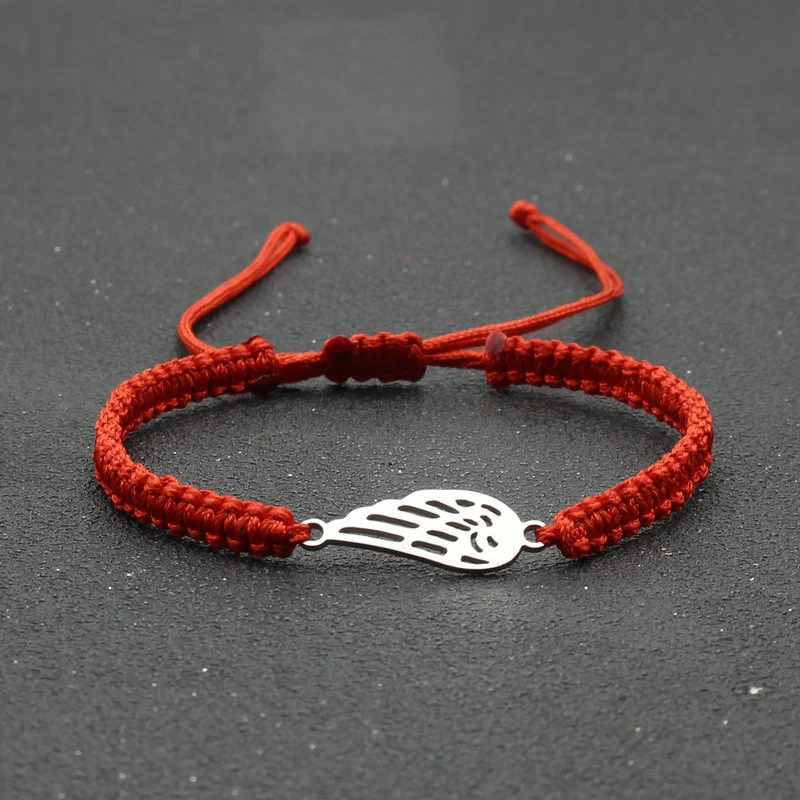 Silver Angel Wing Charm Bracelet