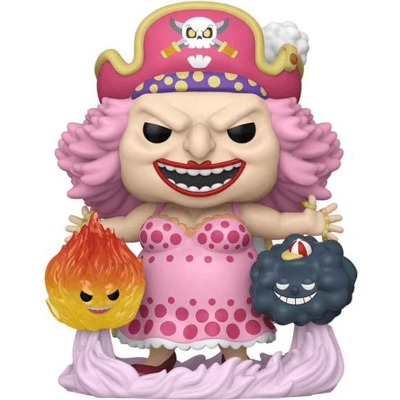 Damaged Box Galactic Toys Exclusive - Funko Pop! Super: One Piece - Big Mom w/ Homies