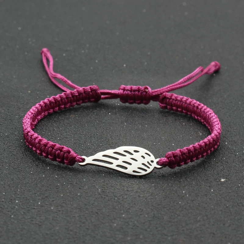 Silver Angel Wing Charm Bracelet