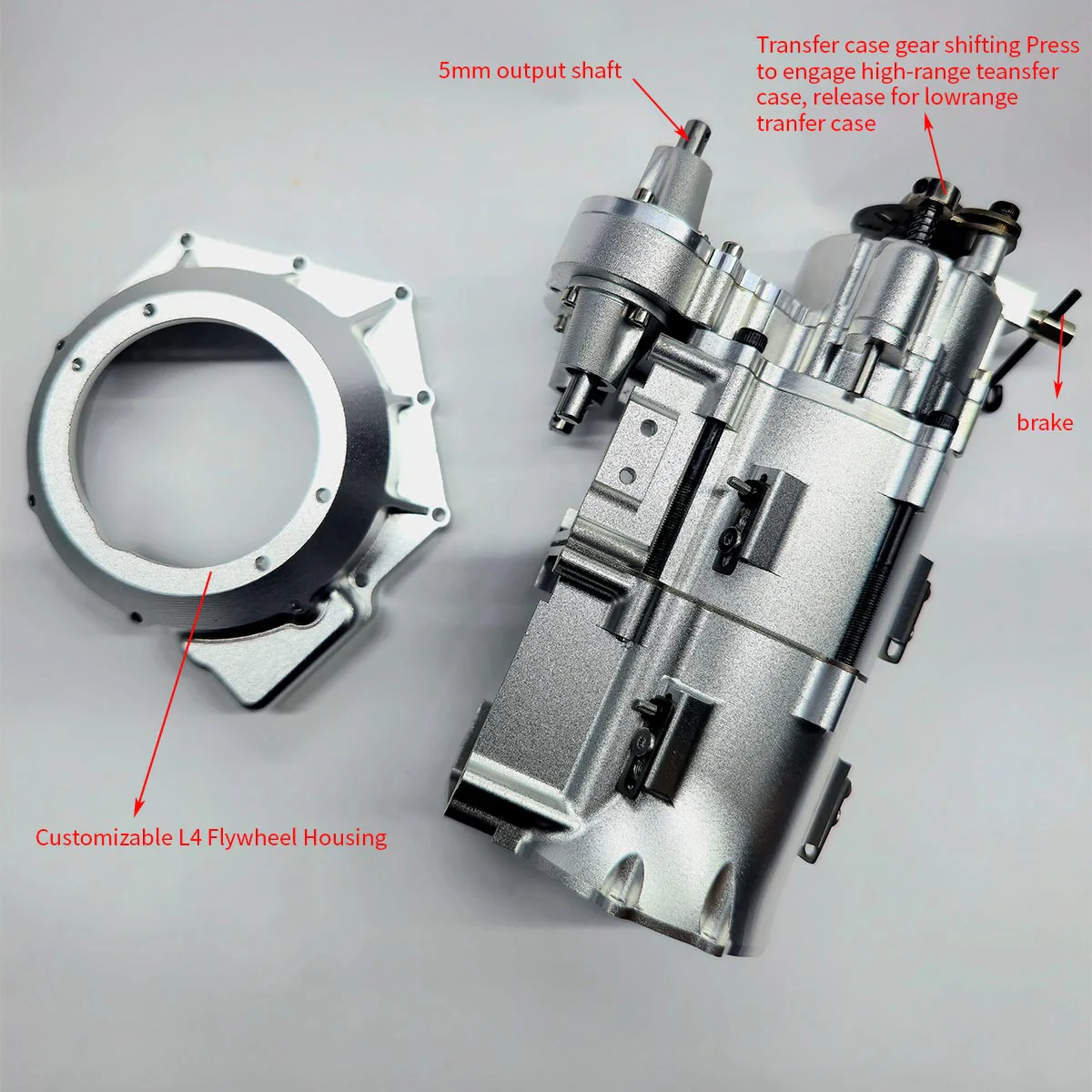 6-Speed Power Shift Transmission for CISON V8 Engine Model with High/Low Transfer Case