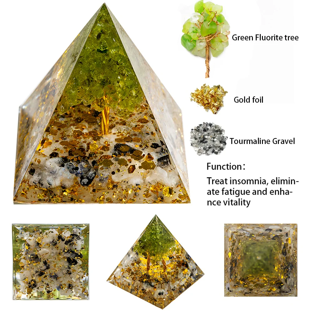 Orgone Pyramid Energy Healing Crystal