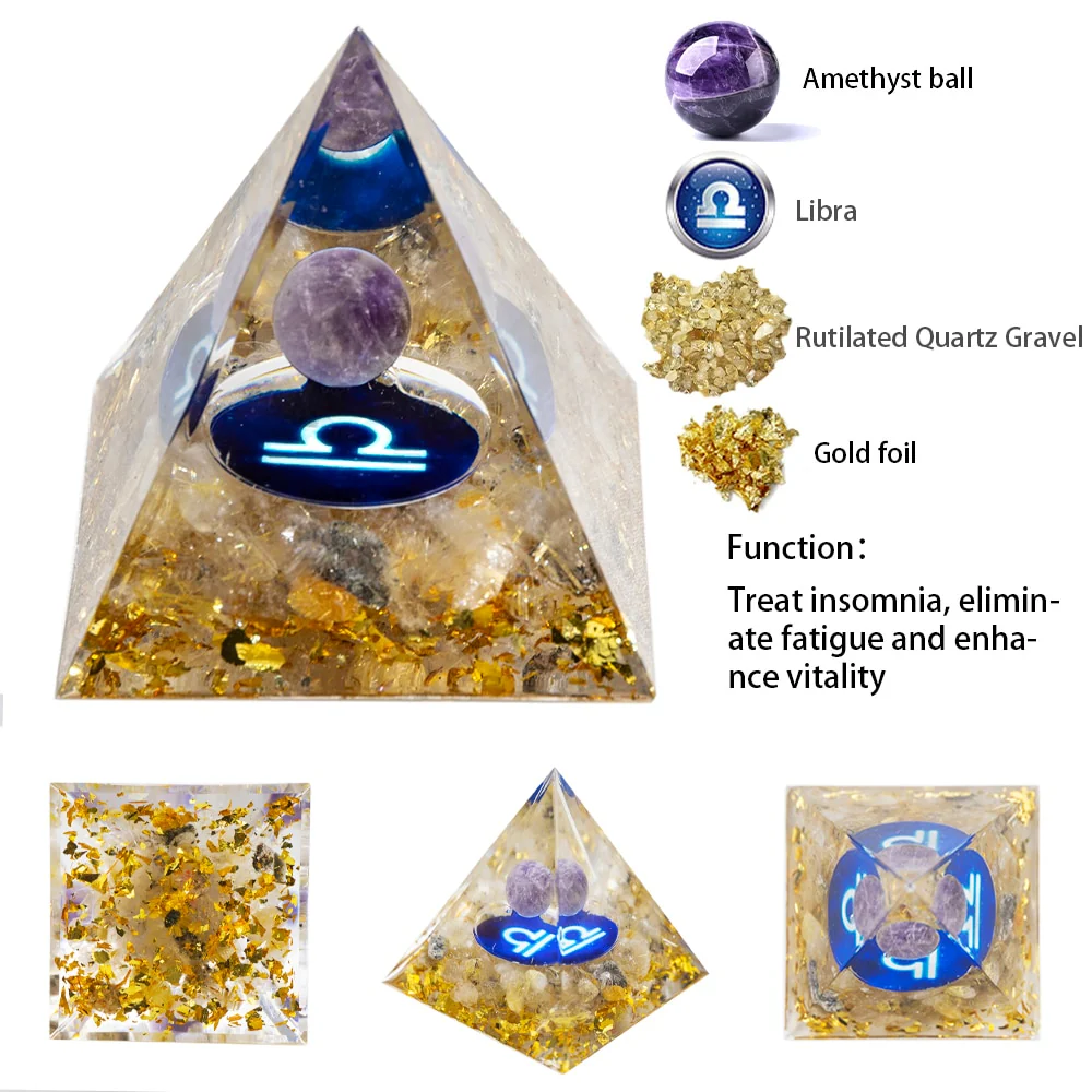 Orgone Pyramid Energy Healing Crystal