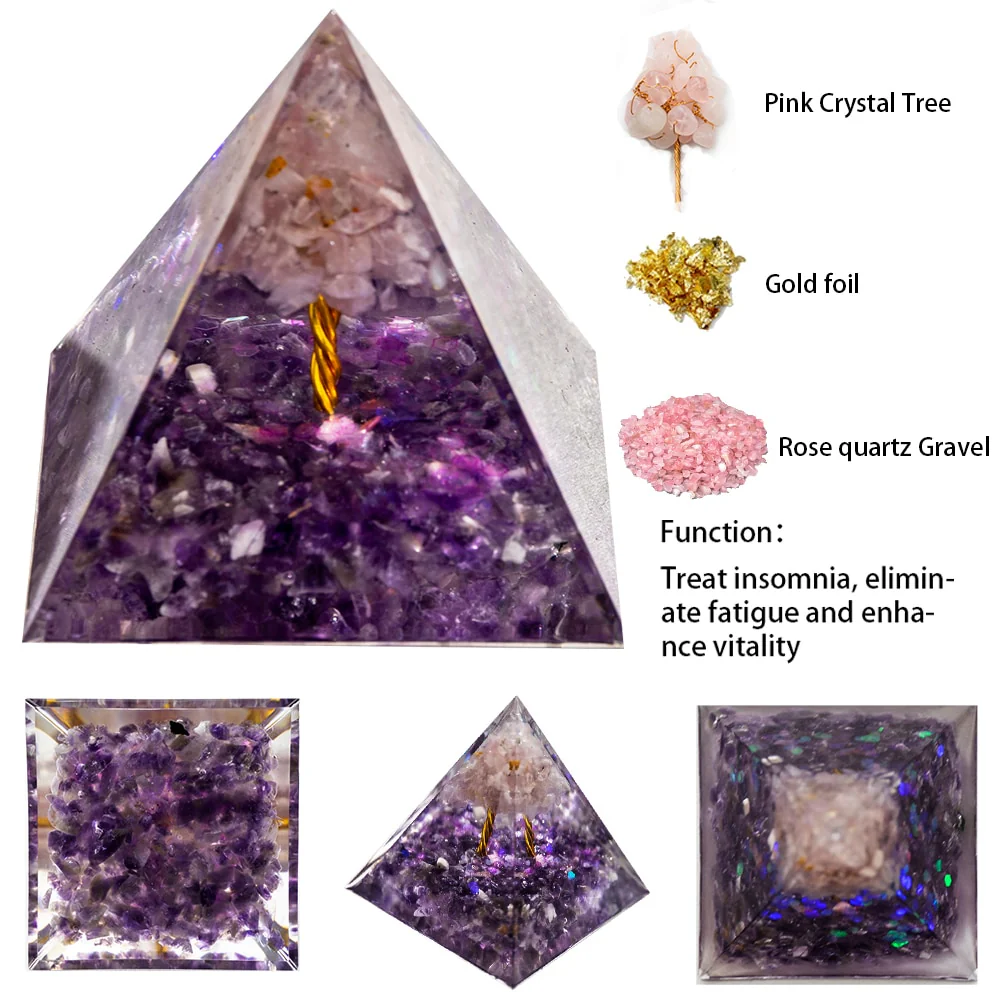 Orgone Pyramid Energy Healing Crystal